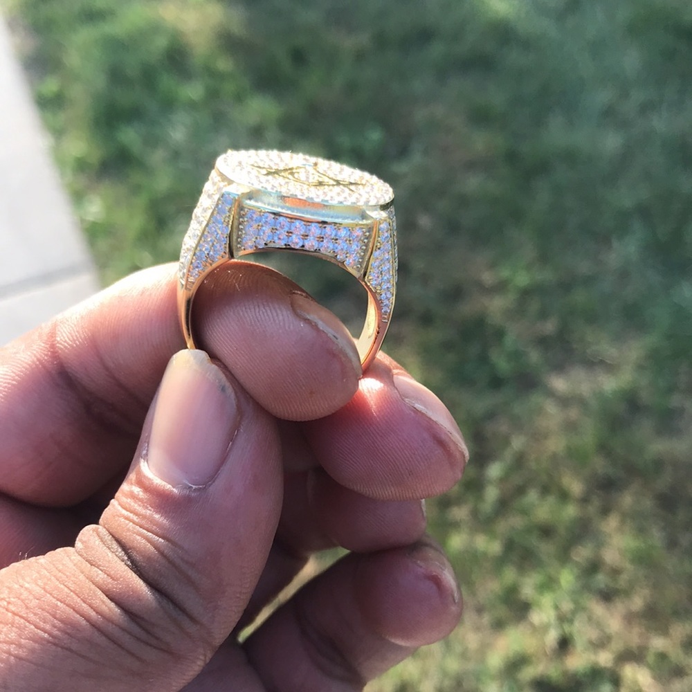 Men’s Large Solid 925 Sterling Silver Finished Wi… - image 3